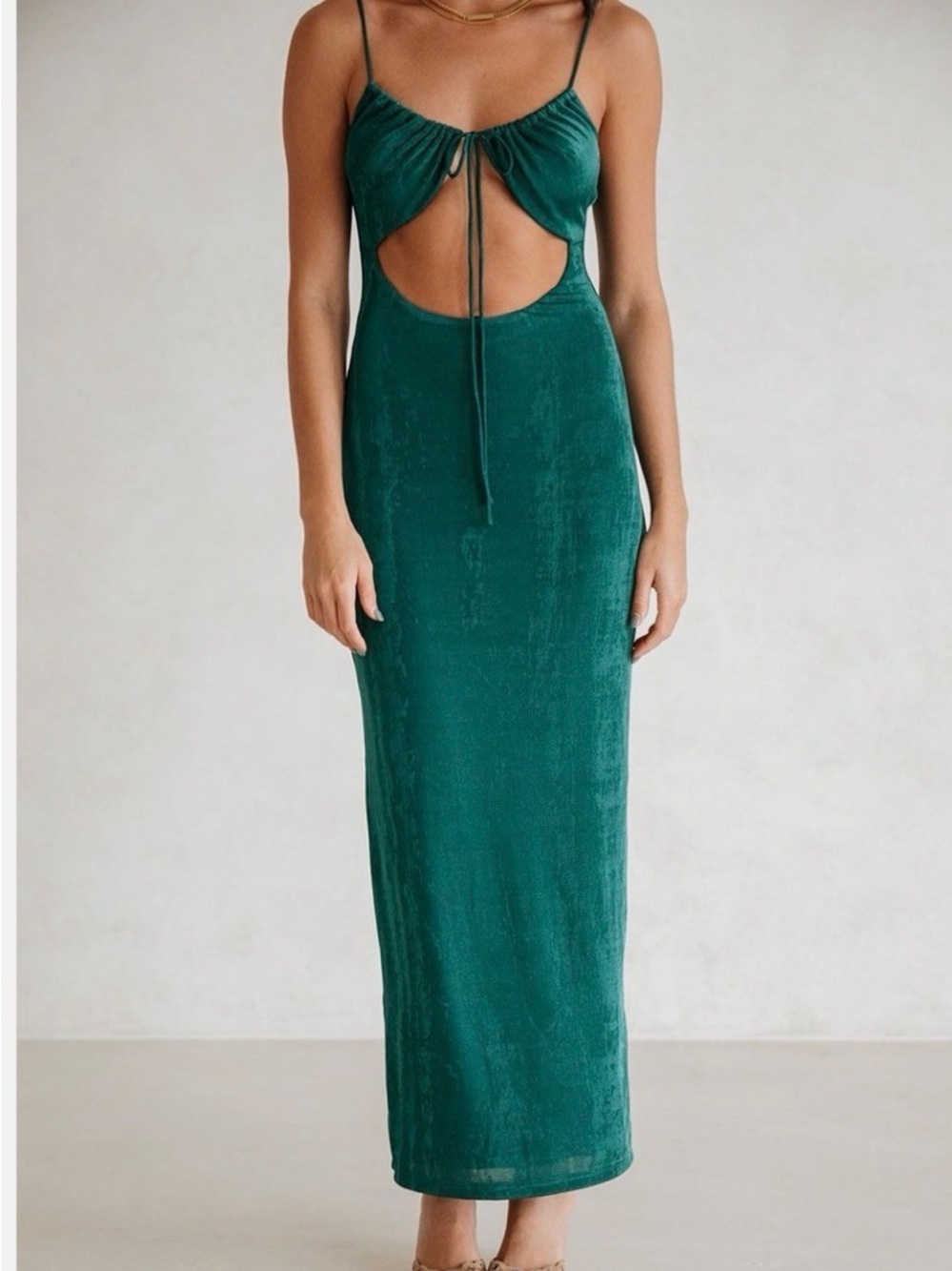SABO Emerald Green Slip Dress